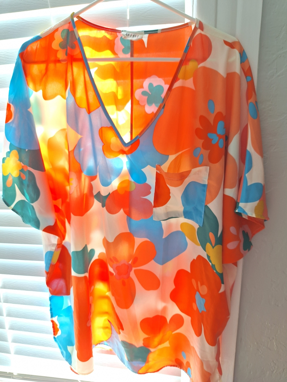 BiBi Orange Floral Tunic